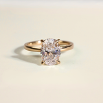 GEMMA | 1.50ct Oval Diamond With Hidden Halo- Ready To Ship - The Classic Jewellers