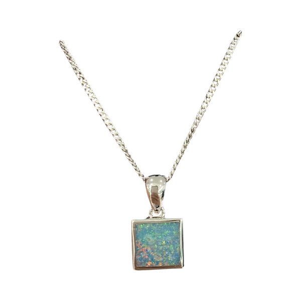 Australian Opal | Celeste Sterling silver pendant