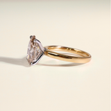 CARMEN | 3.09ct Oval Champagne Diamond Ring - Ready to Ship