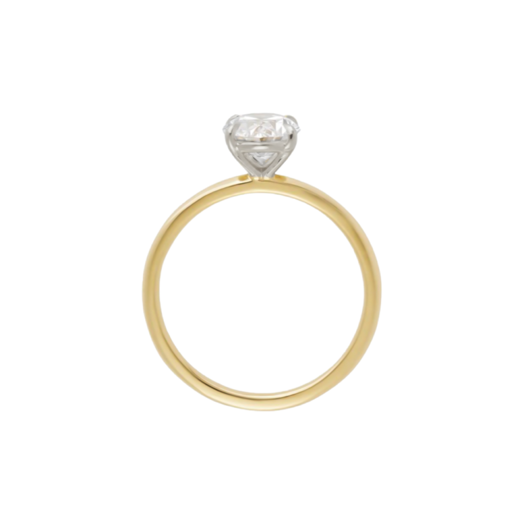 1ct Oval Cut Lab Diamond Ring | Adelaide Engagement Ring  