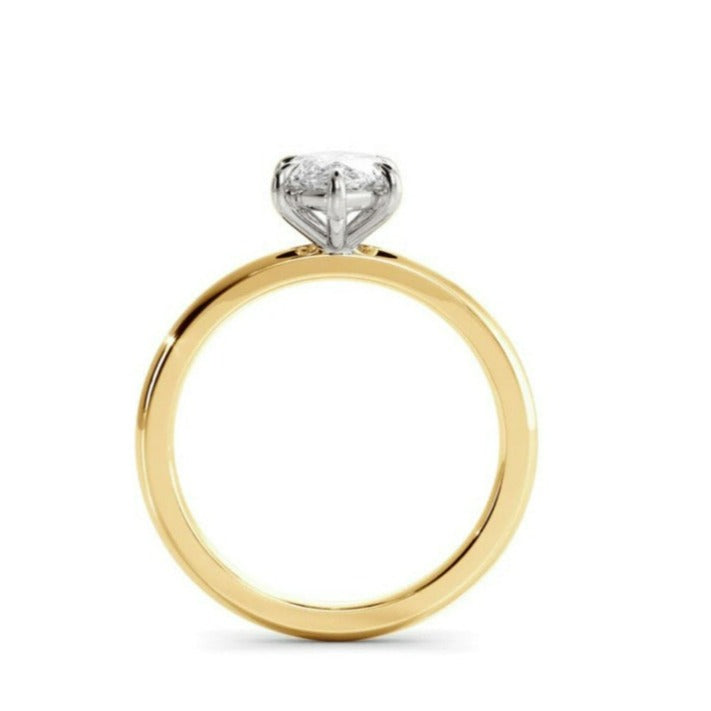 1ct Marquise Cut Lab Diamond Ring | Adelaide Engagement Ring  