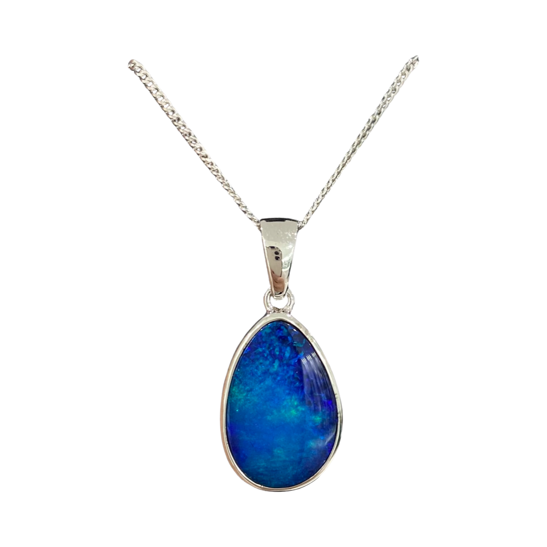 Australian Opal | Atlantis Sterling silver pendant