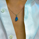 Australian Opal | Natalie Sterling silver pendant