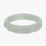 Bamboo Carved Jade Bangle