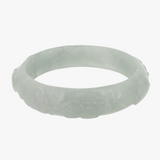 Bamboo Carved Jade Bangle