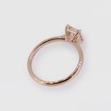 ELODIE | 9K Rose Gold Natural Morganite Ring