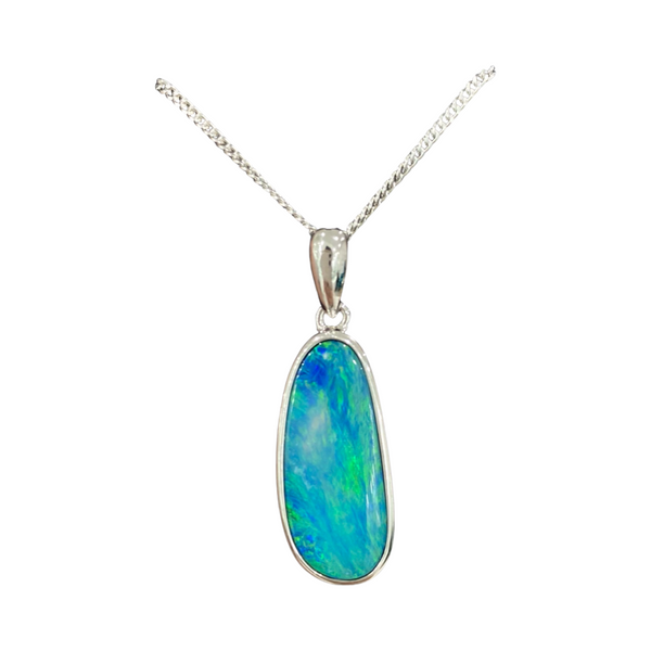 Australian Opal | Grace Sterling silver pendant