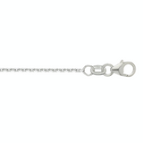 18K CHAIN | DIAMOND CUT OBLONG TRACE