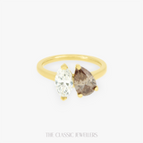 AMELIE | Toi et Moi 18K Yellow Gold Engagement Ring