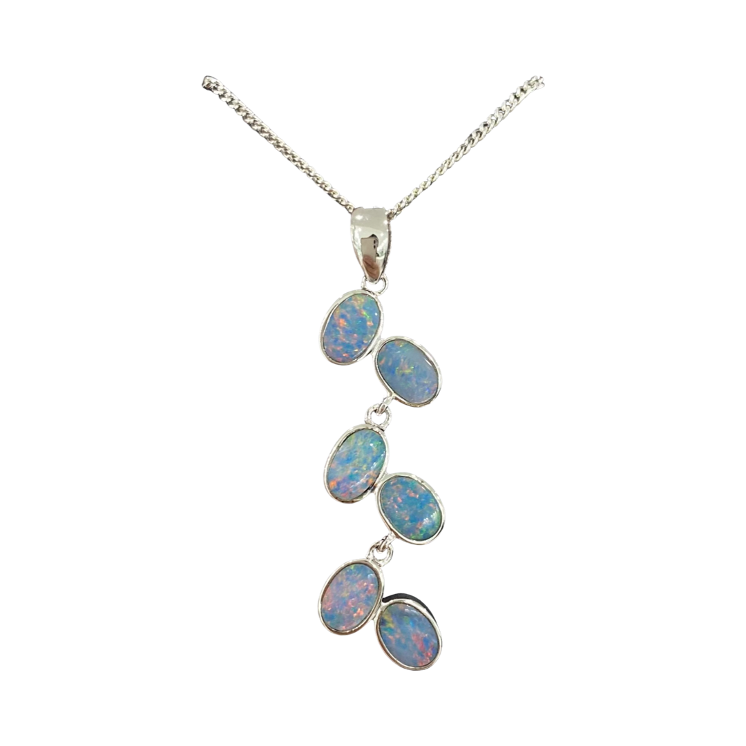 Australian Opal | Valentina Sterling silver pendant