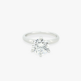 ELEANOR | Platinum 2ct Round Diamond Solitaire Ring