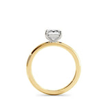 1ct Radiant Cut Lab Diamond Ring | Adelaide Engagement Ring  