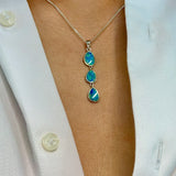 Australian Opal | Caroline Sterling silver pendant