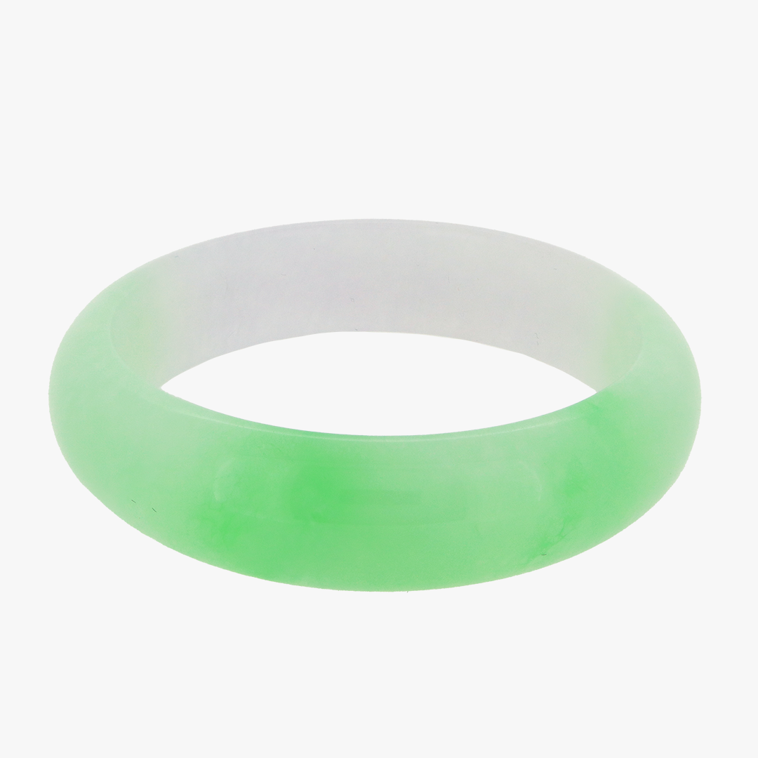 Gentle Mist Jade Bangle