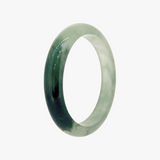 Ink Splot Jade Bangle