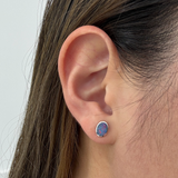 AUSTRALIAN OPAL | ELLAINE STERLING SILVER STUD EARRINGS