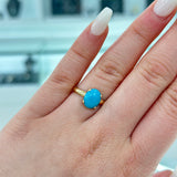 9ct Yellow Gold Arizona Turquoise Ring