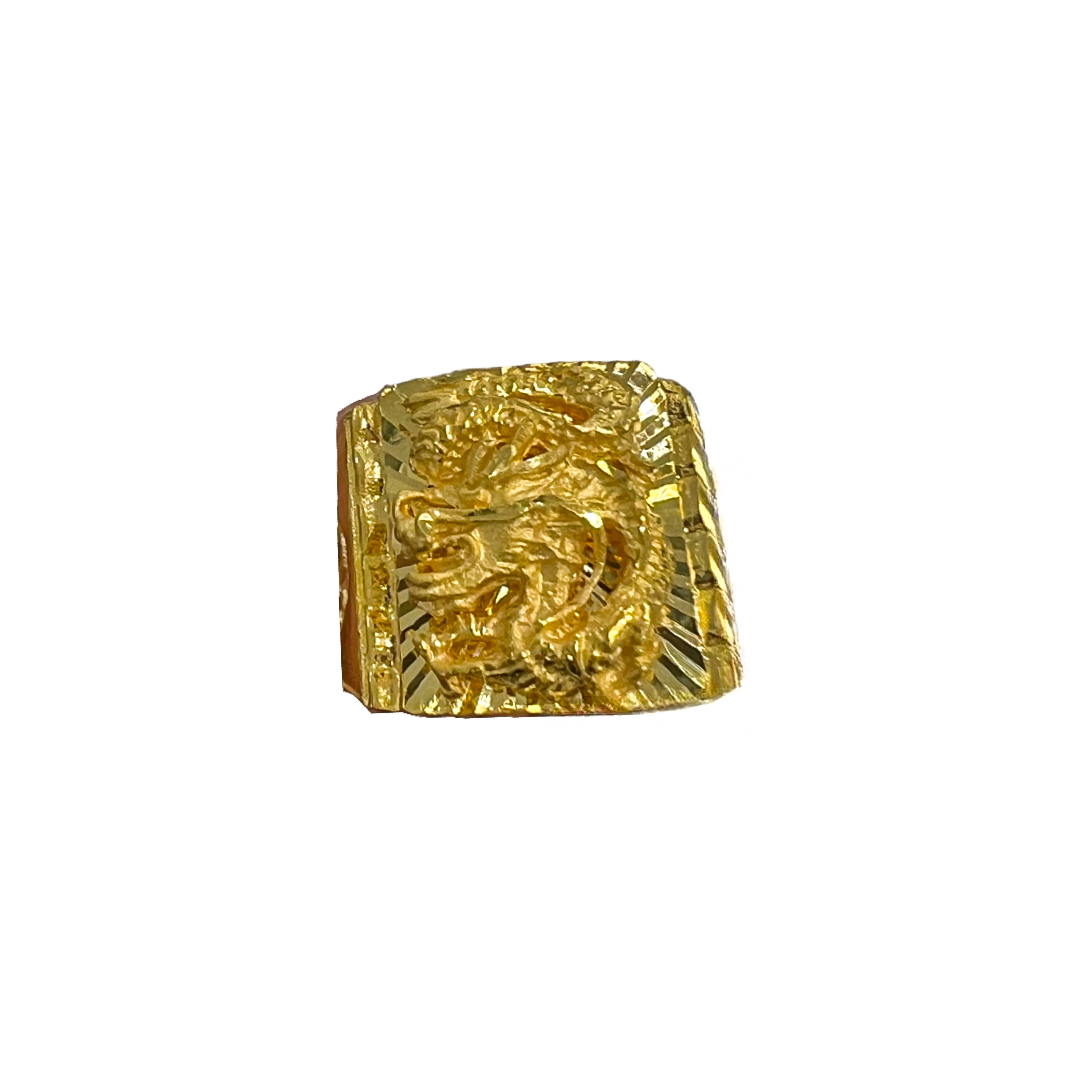 Dragon Emperor Ring | 24K Gold