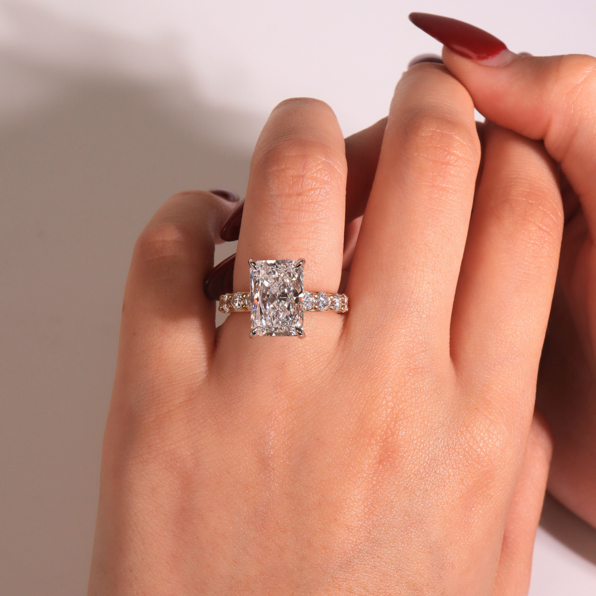 RACHELLE | 4ct Radiant Lab Diamond- Ready to Ship - The Classic Jewellers