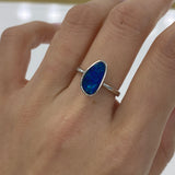 Sei | Doublet White Opal Silver Ring