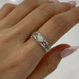 Manila | Solid White Opal Silver Ring