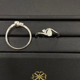 Fyla | Solid White Opal Silver Ring