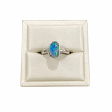 Yanen | Luen F Australian Doublet Opal Sterling Silver Ring