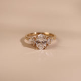 QUINN | 1.50ct Oval with Accent Diamonds - Ready To Ship - The Classic Jewellers