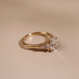 QUINN | 1.50ct Oval with Accent Diamonds - Ready To Ship - The Classic Jewellers