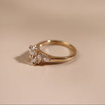 QUINN | 1.50ct Oval with Accent Diamonds - Ready To Ship - The Classic Jewellers