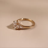 QUINN | 1.50ct Oval with Accent Diamonds - Ready To Ship - The Classic Jewellers