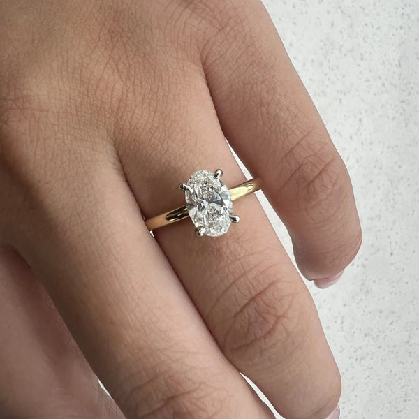 Chanel | 1ct Oval Lab Grown Engagement Ring - The Classic Jewellers