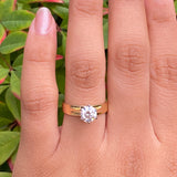 Silvya | 1.00ct Brilliant Round Engagement Ring