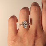 MONICA | 2.5ct Oval with Accent Diamonds- Ready To Ship