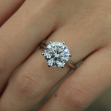 AMA | 3ct Round Solitaire- Ready To Ship