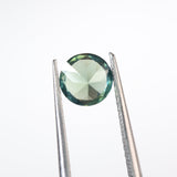 1.00ct Round Australian Sapphire Silky Teal Green