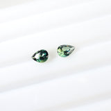 1.20ct Pear Shape Australian Sapphire Teal Green (siblings)