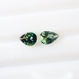 1.20ct Pear Shape Australian Sapphire Teal Green (siblings)