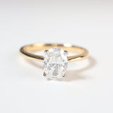 Jenny | Oval Natural Diamond Engagement Ring