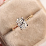 Jenny | Oval Natural Diamond Engagement Ring