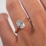 Jenny | Oval Natural Diamond Engagement Ring