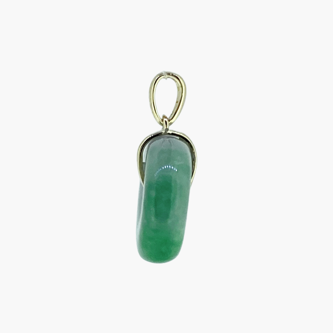 Solara Jade Doughnut Pendant - The Classic Jewellers