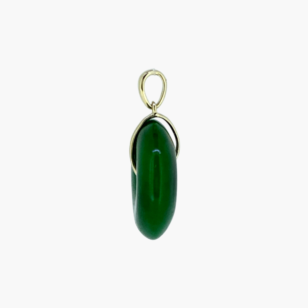 Mist Jade Doughnut Pendant - The Classic Jewellers