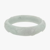 Kaze Carved Jade Bangle