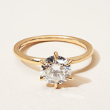 LANA | 9K YELLOW GOLD ROUND SOLITAIRE PROPOSAL RING