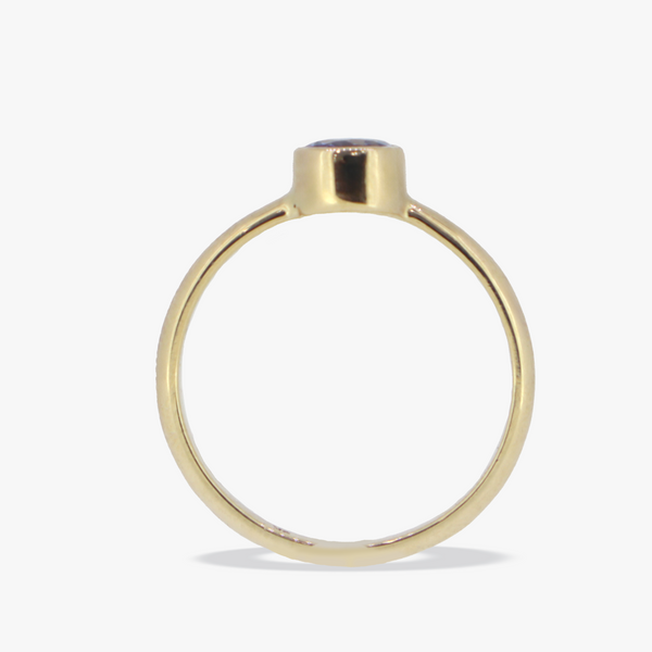 Lyria | 9ct Yellow Gold Tanzanite Ring