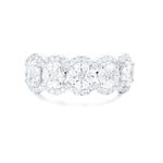 Cannes | Lab Grown Round Cut Halo Cluster Ring - The Classic Jewellers