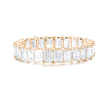 Amelie | Emerald Cut Diamond Wedding Band - The Classic Jewellers