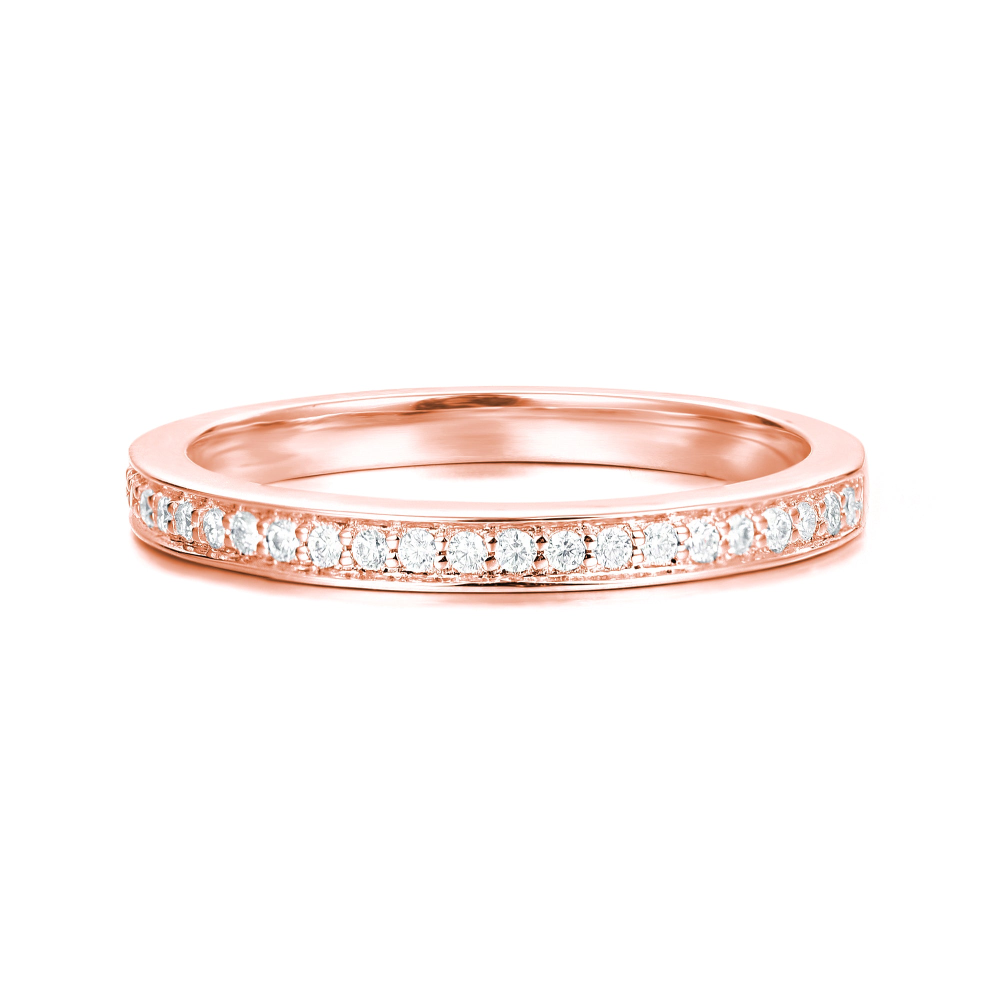 Daphne | French Pave Set Diamond Wedding Band – The Classic Jewellers