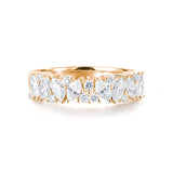 Noellene | Marquise and Round Diamond Wedding Band - The Classic Jewellers